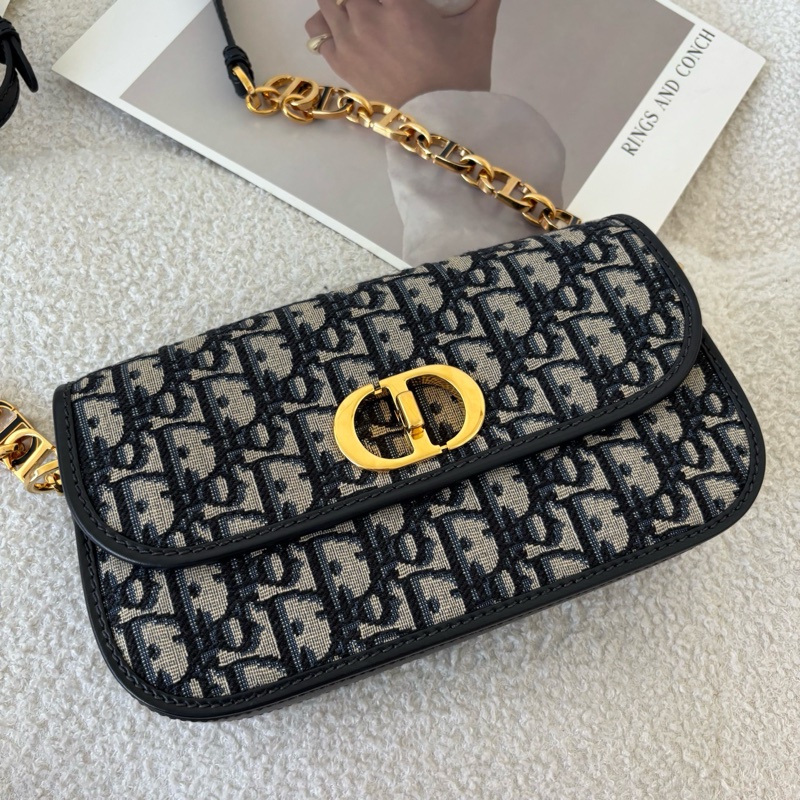 99新✨Dior迪奧 Avenue老花蒙田30鏈條包單肩包側背包23年 金扣-1