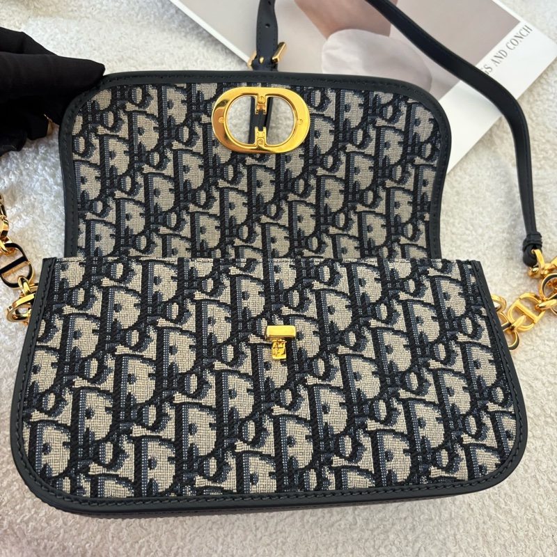 99新✨Dior迪奧 Avenue老花蒙田30鏈條包單肩包側背包23年 金扣-5