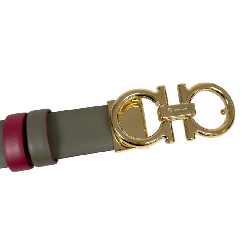 SALVATORE FERRAGAMO 雙面 腰帶 25mm-8