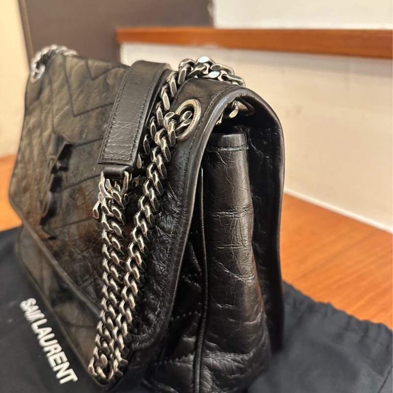 YSL 全黑NIKI 中號-1