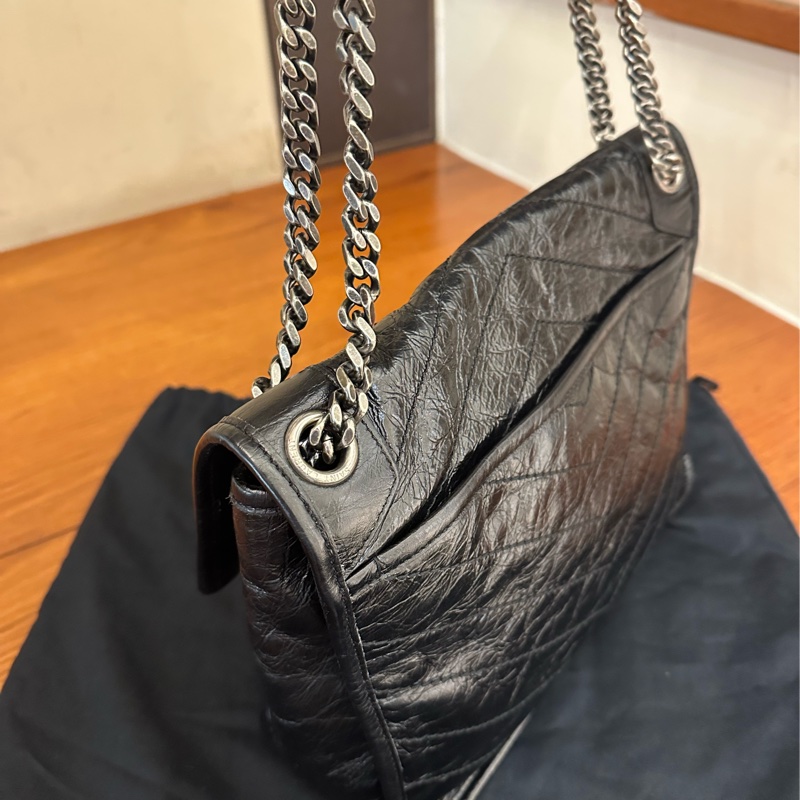 YSL 全黑NIKI 中號-5