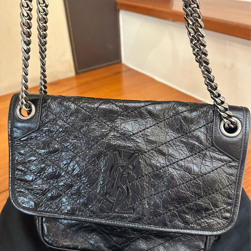 YSL 全黑NIKI 中號-6