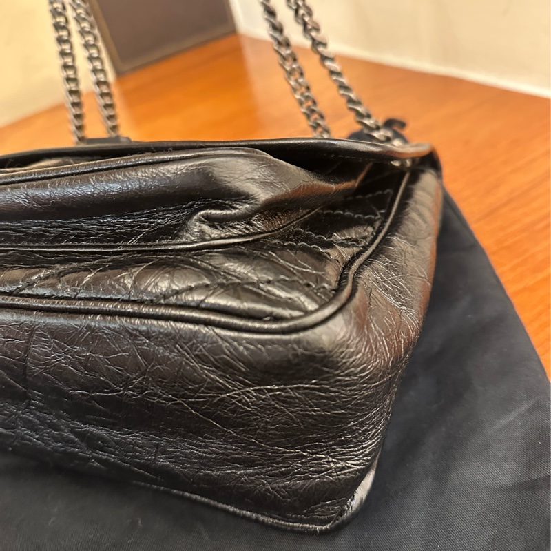YSL 全黑NIKI 中號-8