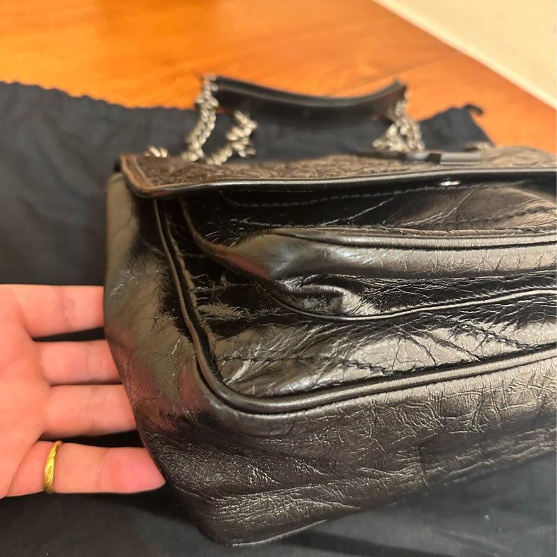 YSL 全黑NIKI 中號-9