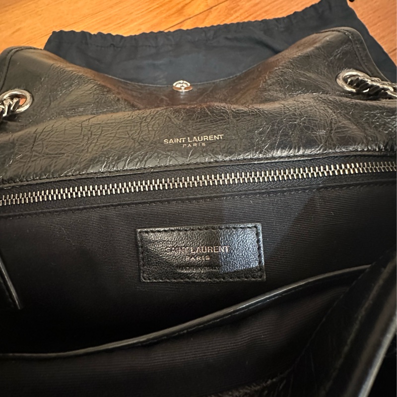 YSL 全黑NIKI 中號-13