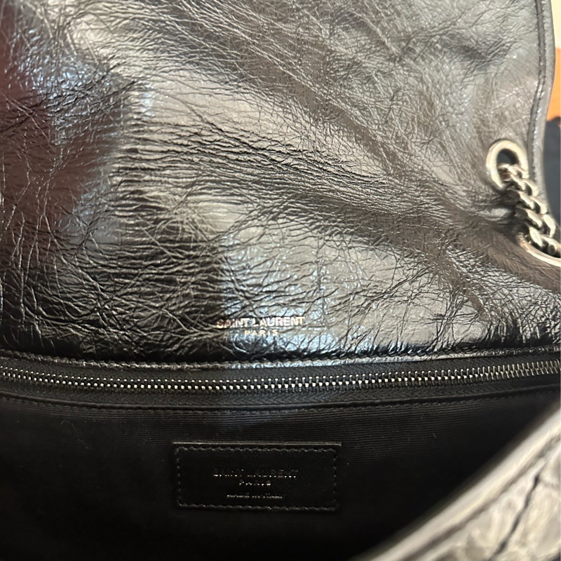 YSL 全黑NIKI 中號-14