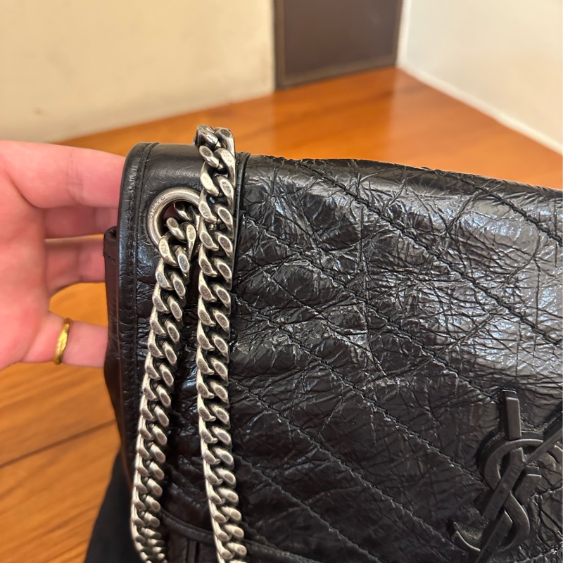 YSL 全黑NIKI 中號-18