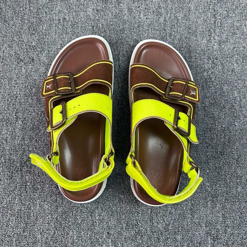 Louis Vuitton 路易威登 LV 黃棕色trainer拖鞋 涼鞋 尺碼:41碼,內長270 成色:98新-2