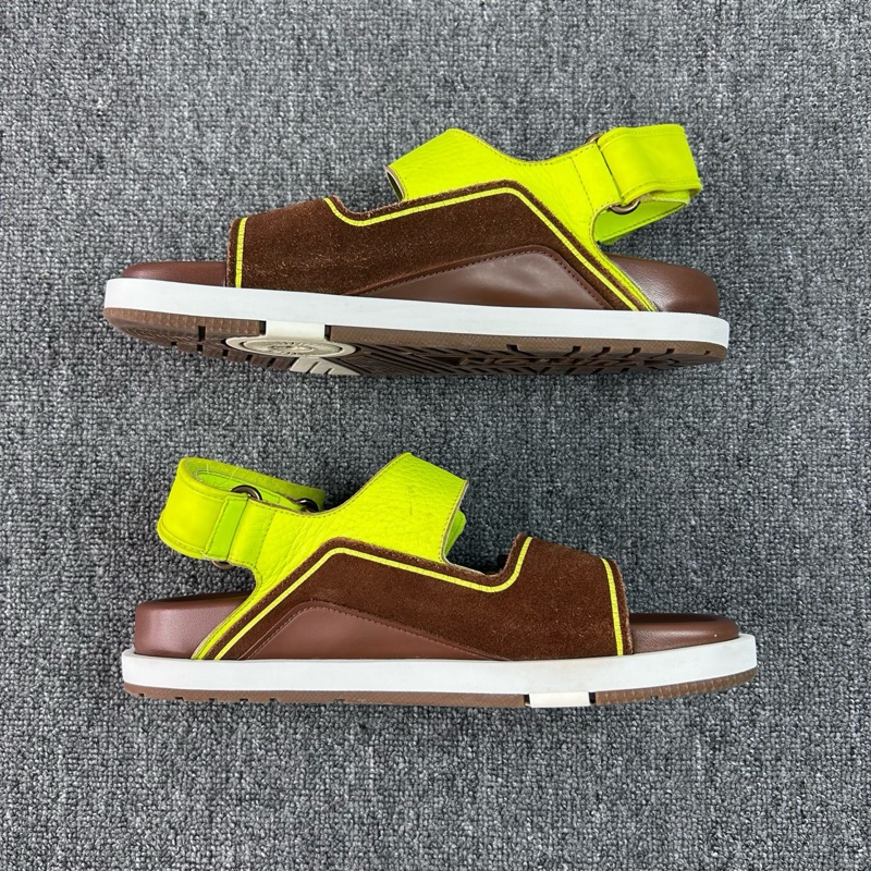 Louis Vuitton 路易威登 LV 黃棕色trainer拖鞋 涼鞋 尺碼:41碼,內長270 成色:98新-4