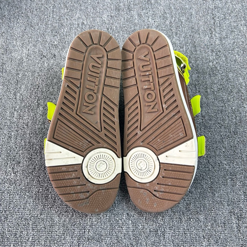 Louis Vuitton 路易威登 LV 黃棕色trainer拖鞋 涼鞋 尺碼:41碼,內長270 成色:98新-6