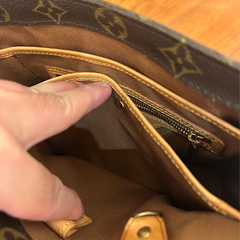 LV 咖花紋薇薇安 超級好看小號-11