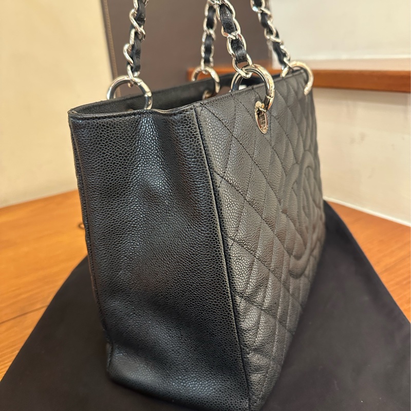CHANEL 黑荔枝銀鏈GST 超級好看-2