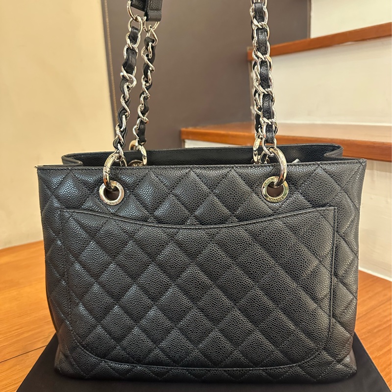 CHANEL 黑荔枝銀鏈GST 超級好看-3