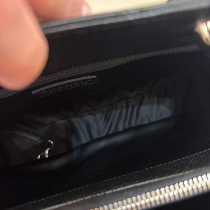 CHANEL 黑荔枝銀鏈GST 超級好看-13