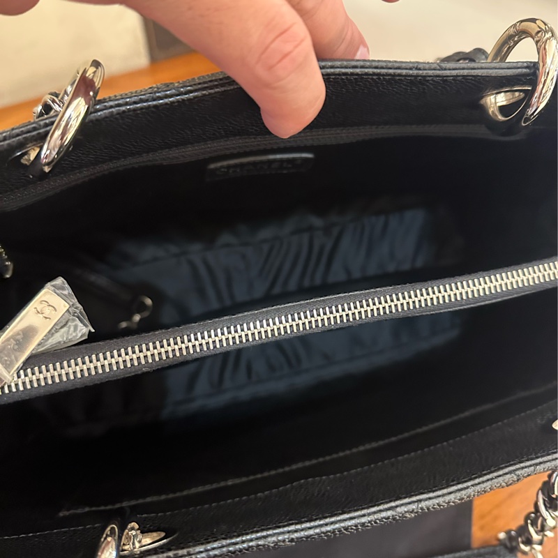 CHANEL 黑荔枝銀鏈GST 超級好看-15