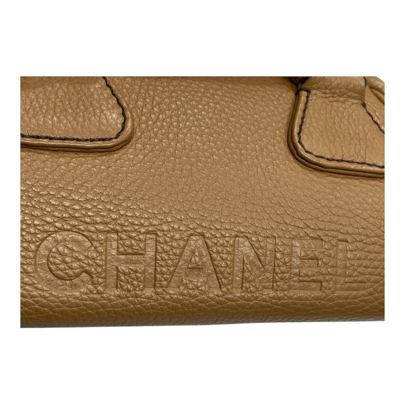 CHANEL 香奈兒 LAX Tassel Bag 手提包 棕色 銀釦-7