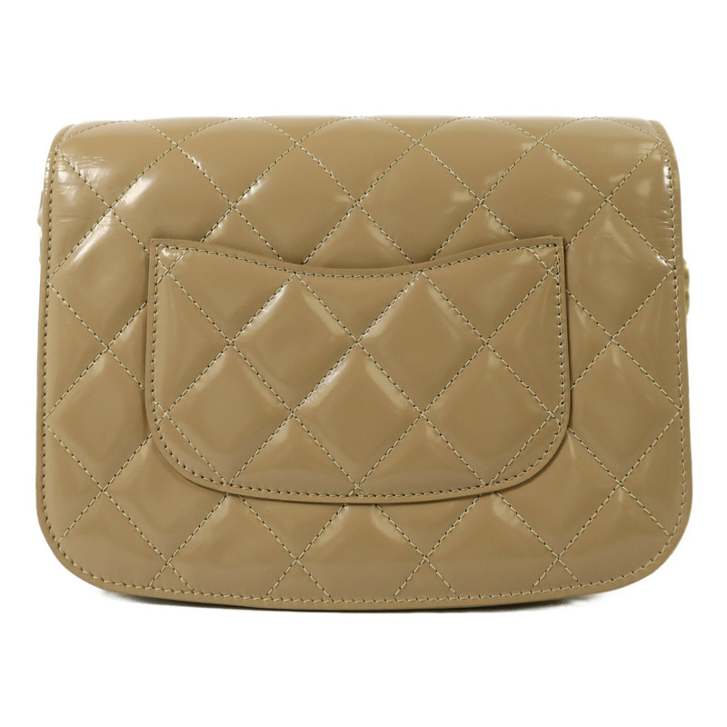 CHANEL 漆皮皮革Mini Messenger Bag肩背袋-1