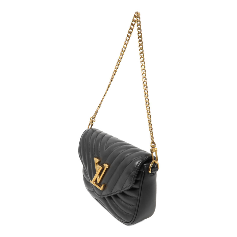 LOUIS VUITTON 牛皮皮革New Wave鏈帶手挽肩背兩用袋-2