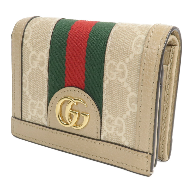 GUCCI 塗層帆布Ophidia GG Card Case Wallet錢包-2