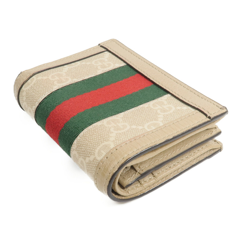 GUCCI 塗層帆布Ophidia GG Card Case Wallet錢包-4