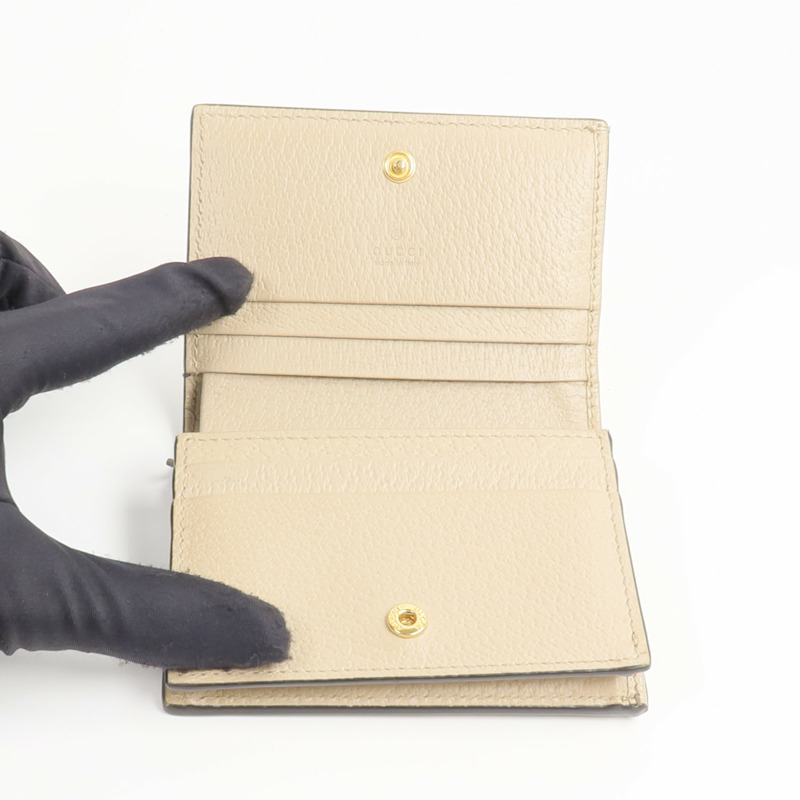 GUCCI 塗層帆布Ophidia GG Card Case Wallet錢包-11