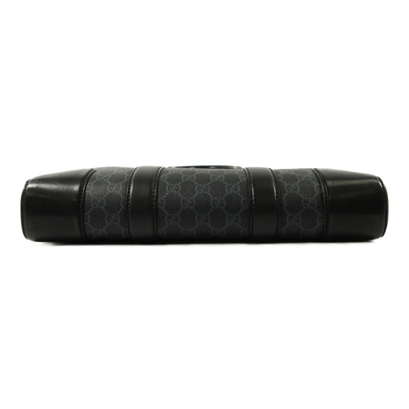 GUCCI 塗層帆布GG Supreme Briefcase肩背袋-3