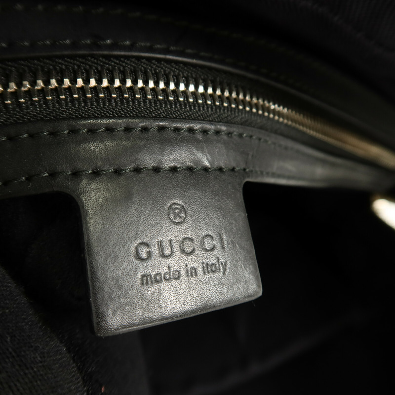 GUCCI 塗層帆布GG Supreme Briefcase肩背袋-8