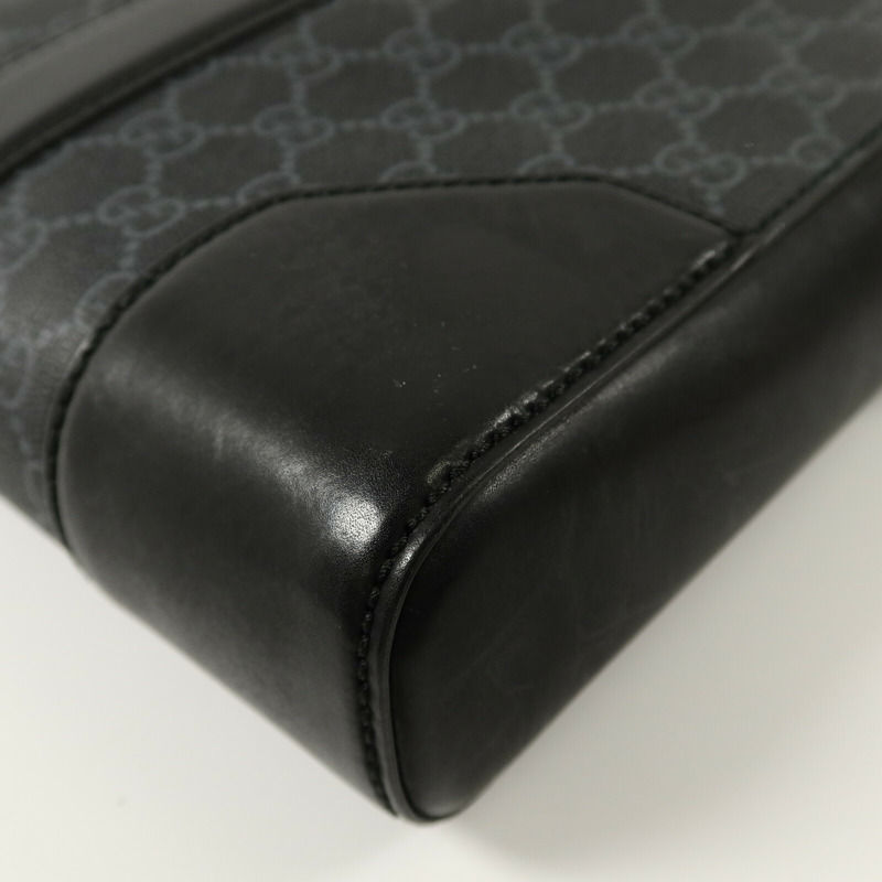GUCCI 塗層帆布GG Supreme Briefcase肩背袋-13