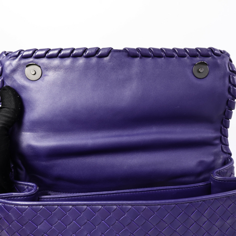 BOTTEGA VENETA 羊皮皮革Chain Shoulder Bag肩背袋-15