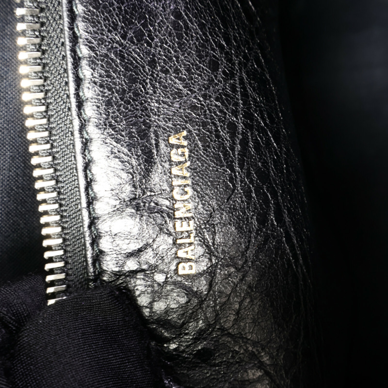 BALENCIAGA 羊皮皮革Bazaar Shopper S手挽肩背兩用袋-7