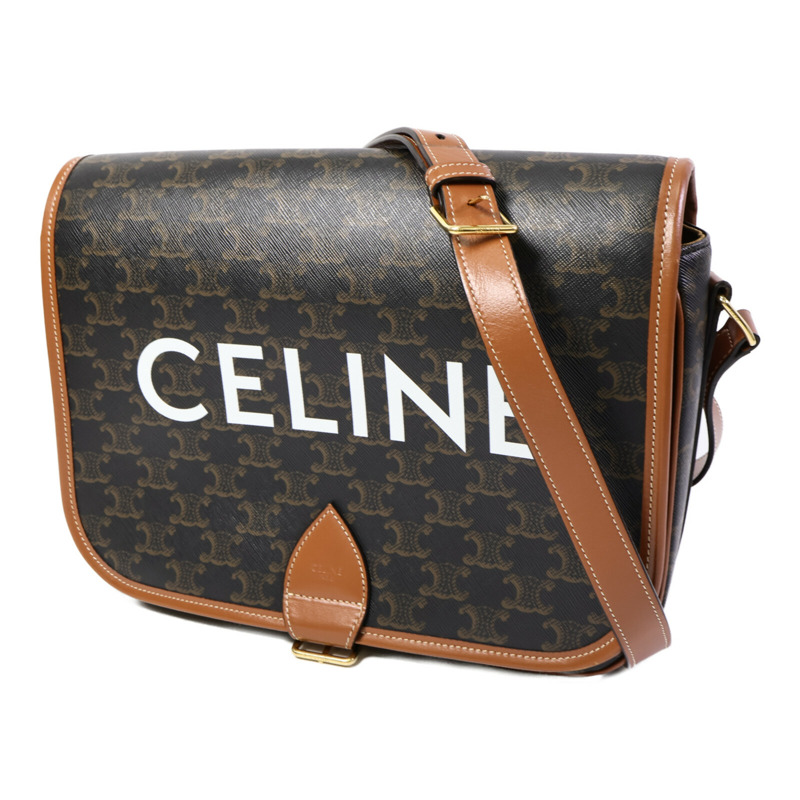 CELINE 塗層帆布Messenger Bag肩背袋-2