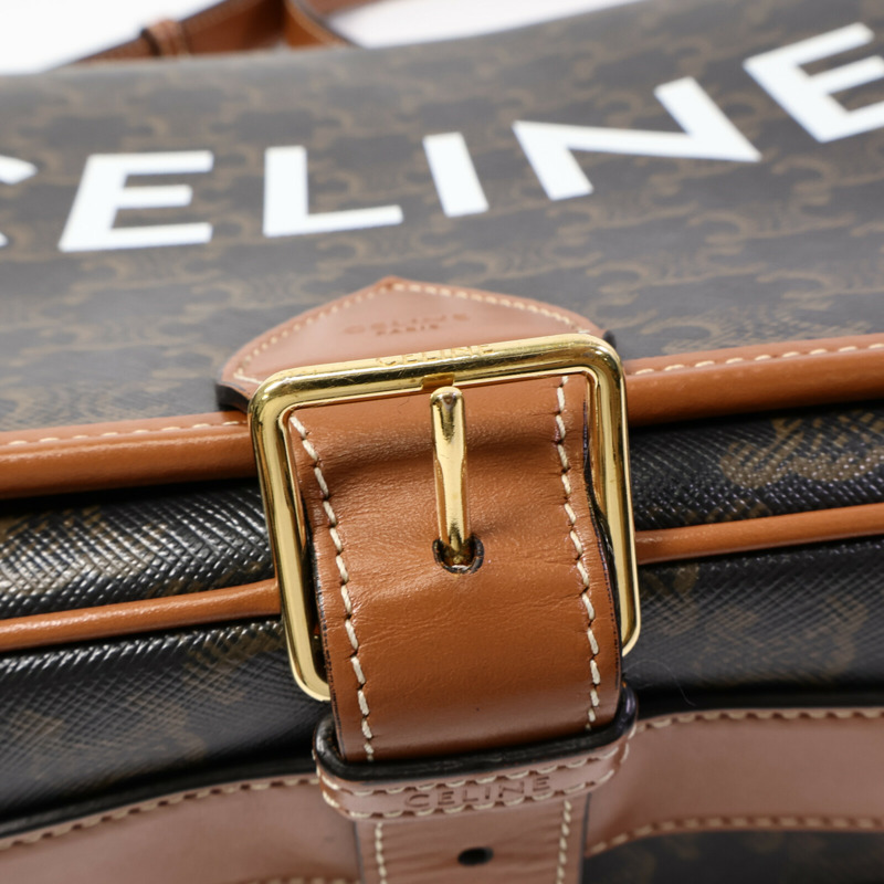 CELINE 塗層帆布Messenger Bag肩背袋-6