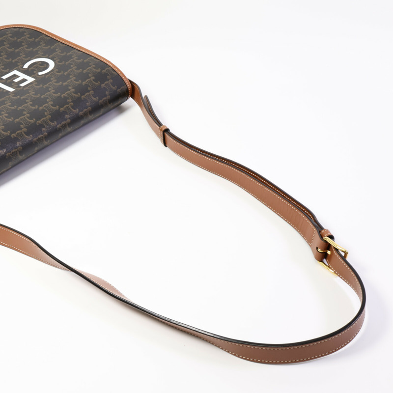 CELINE 塗層帆布Messenger Bag肩背袋-8