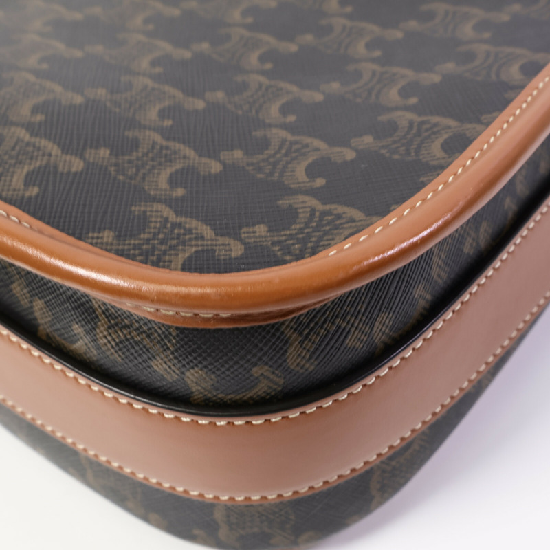 CELINE 塗層帆布Messenger Bag肩背袋-12