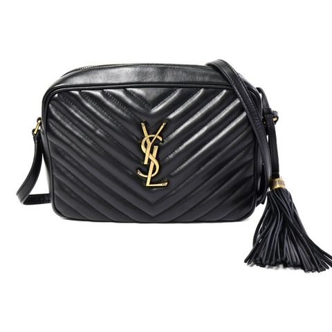YVES SAINT LAURENT 牛皮皮革Lou Camera Bag肩背袋