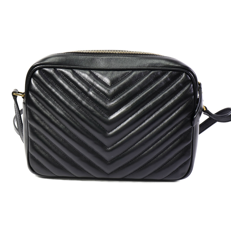YVES SAINT LAURENT 牛皮皮革Lou Camera Bag肩背袋-1