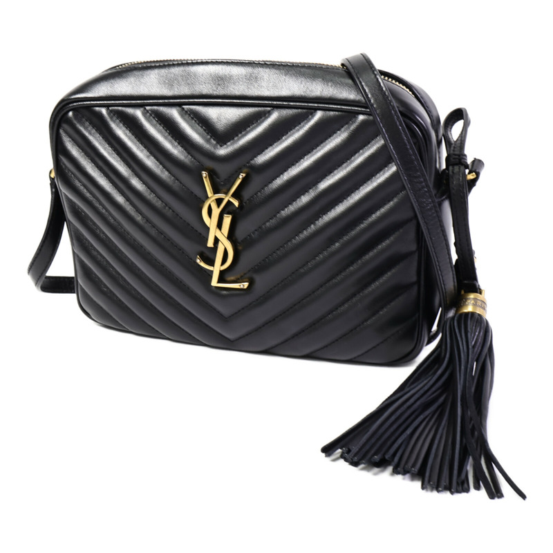 YVES SAINT LAURENT 牛皮皮革Lou Camera Bag肩背袋-2