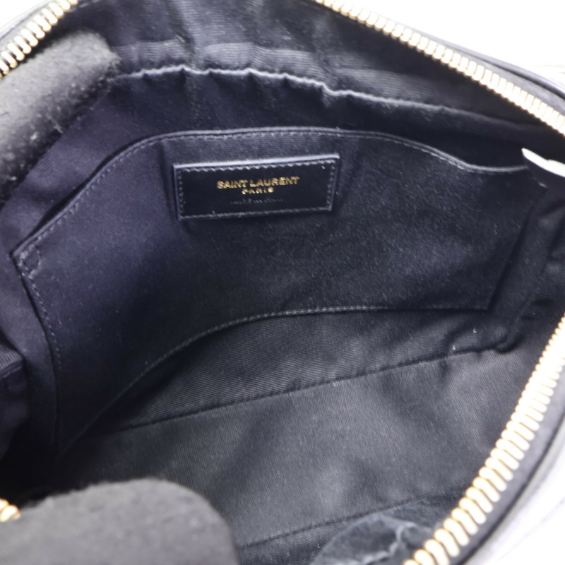 YVES SAINT LAURENT 牛皮皮革Lou Camera Bag肩背袋-4