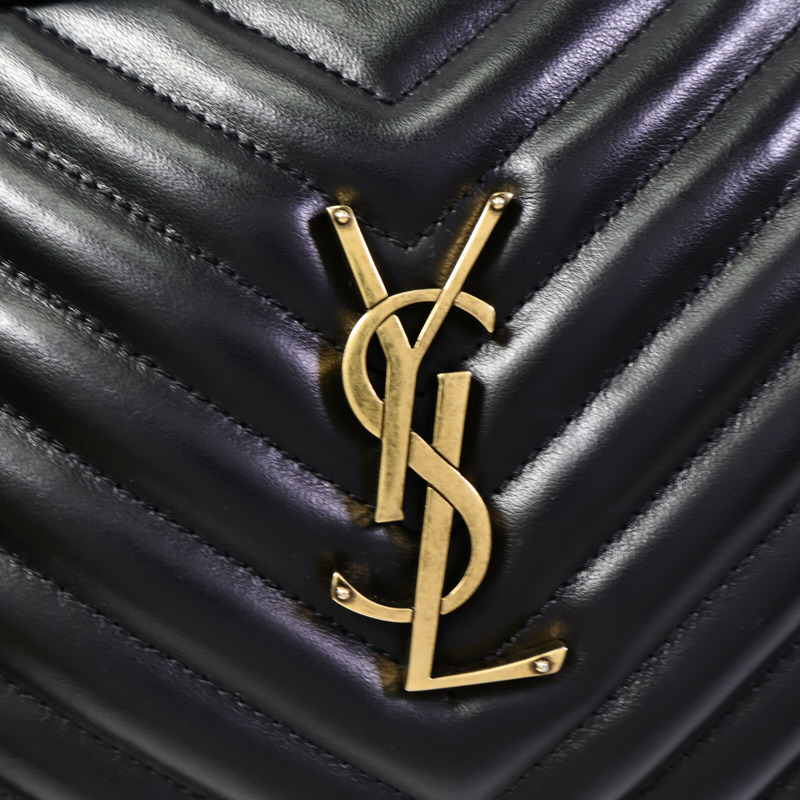 YVES SAINT LAURENT 牛皮皮革Lou Camera Bag肩背袋-6