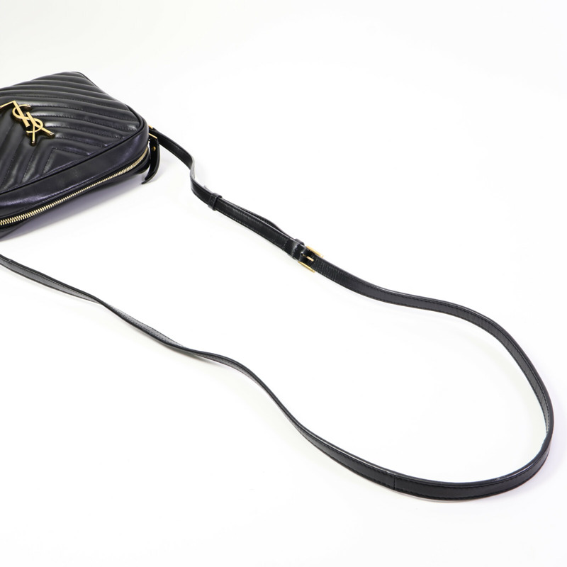 YVES SAINT LAURENT 牛皮皮革Lou Camera Bag肩背袋-8