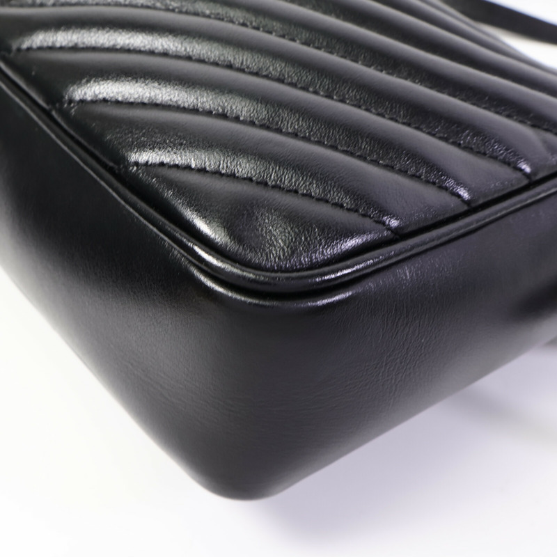 YVES SAINT LAURENT 牛皮皮革Lou Camera Bag肩背袋-11