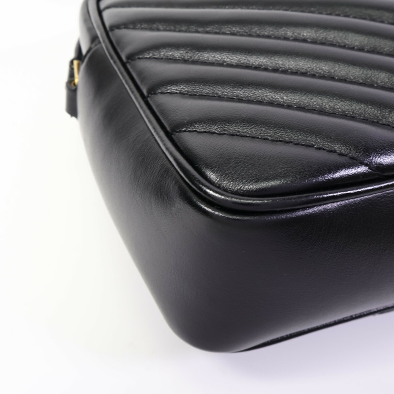 YVES SAINT LAURENT 牛皮皮革Lou Camera Bag肩背袋-12