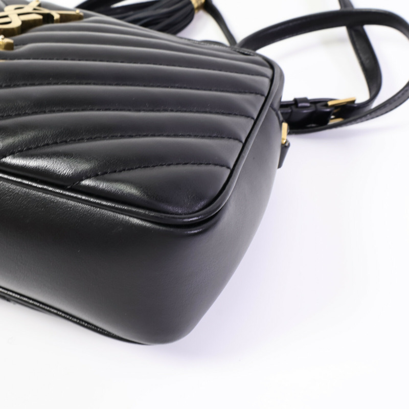 YVES SAINT LAURENT 牛皮皮革Lou Camera Bag肩背袋-13