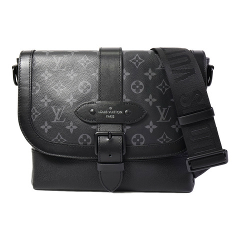 LOUIS VUITTON Monogram Eclipse Saumur肩背袋