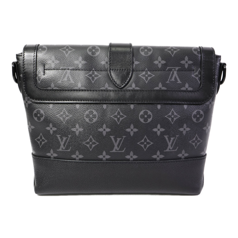 LOUIS VUITTON Monogram Eclipse Saumur肩背袋-1