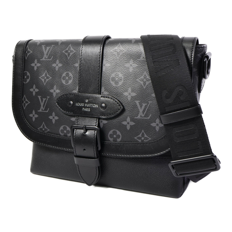 LOUIS VUITTON Monogram Eclipse Saumur肩背袋-2