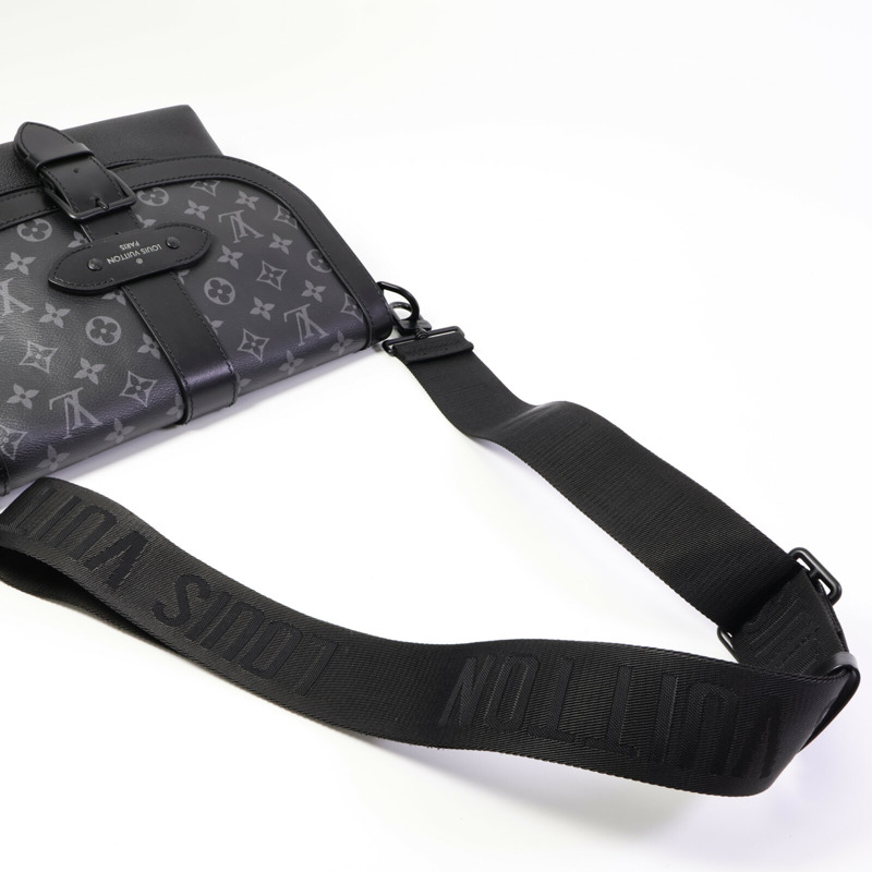 LOUIS VUITTON Monogram Eclipse Saumur肩背袋-8