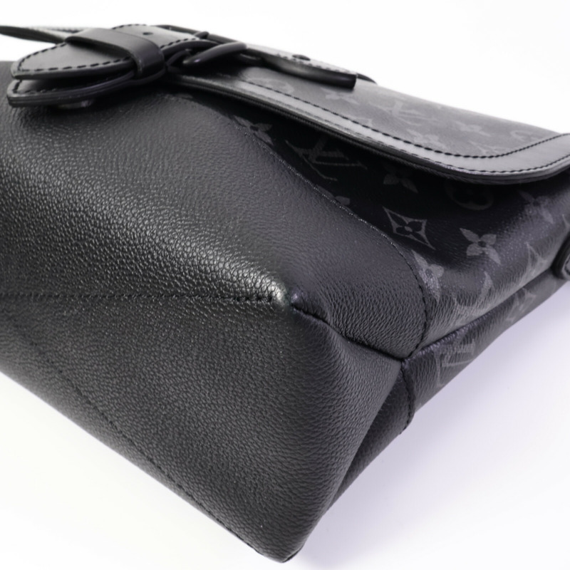 LOUIS VUITTON Monogram Eclipse Saumur肩背袋-10