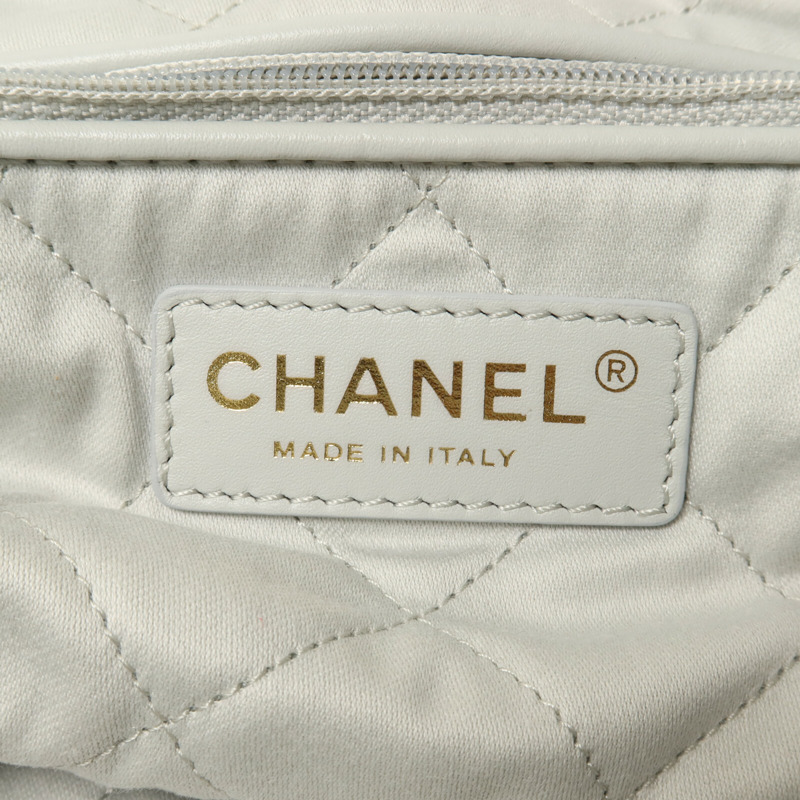 CHANEL 牛皮皮革Chanel 22 Large鏈帶肩背袋-5
