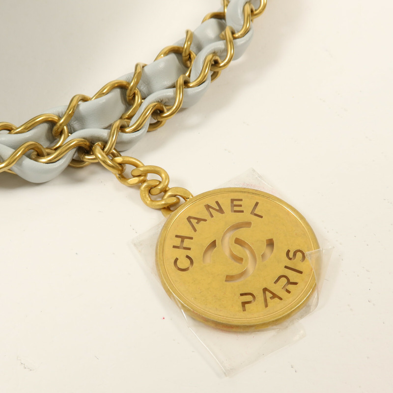 CHANEL 牛皮皮革Chanel 22 Large鏈帶肩背袋-9